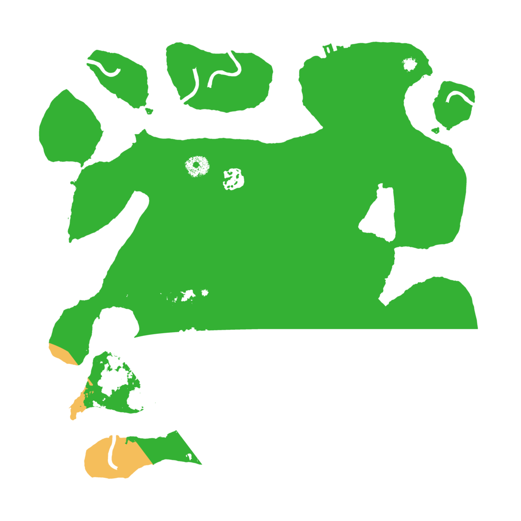 Biome Rust Map: Procedural Map, Size: 3500, Seed: 569571689