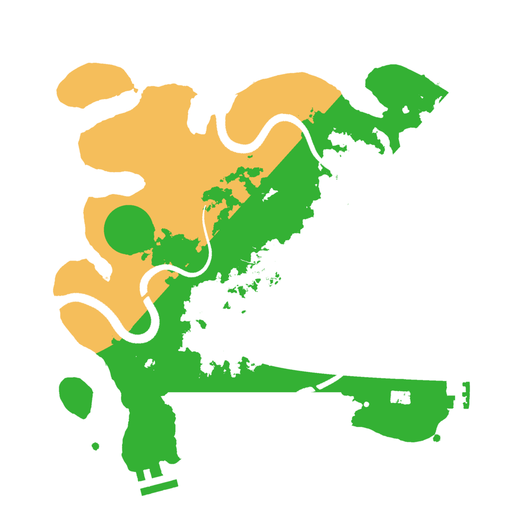 Biome Rust Map: Procedural Map, Size: 2800, Seed: 3089