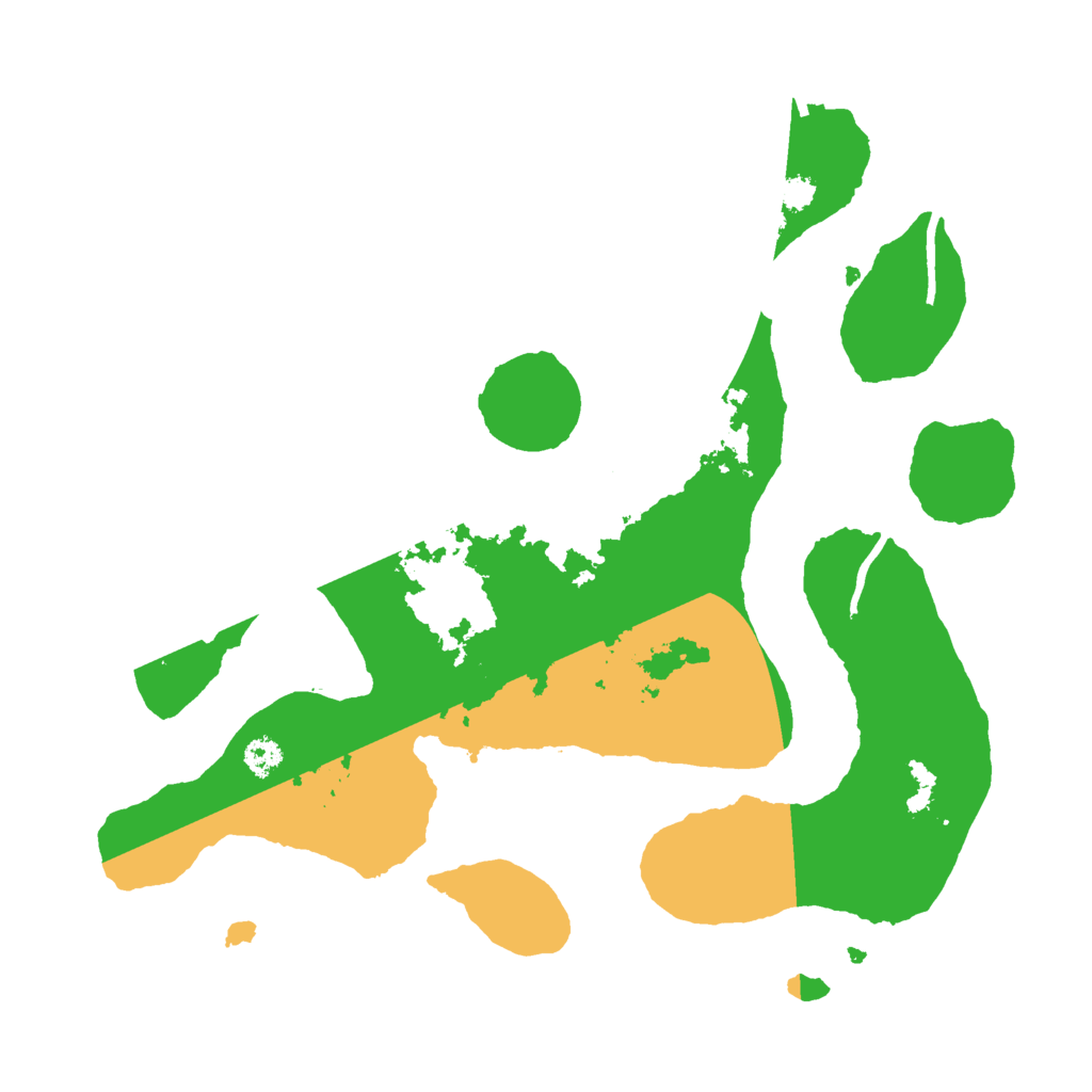 Biome Rust Map: Procedural Map, Size: 3000, Seed: 96286