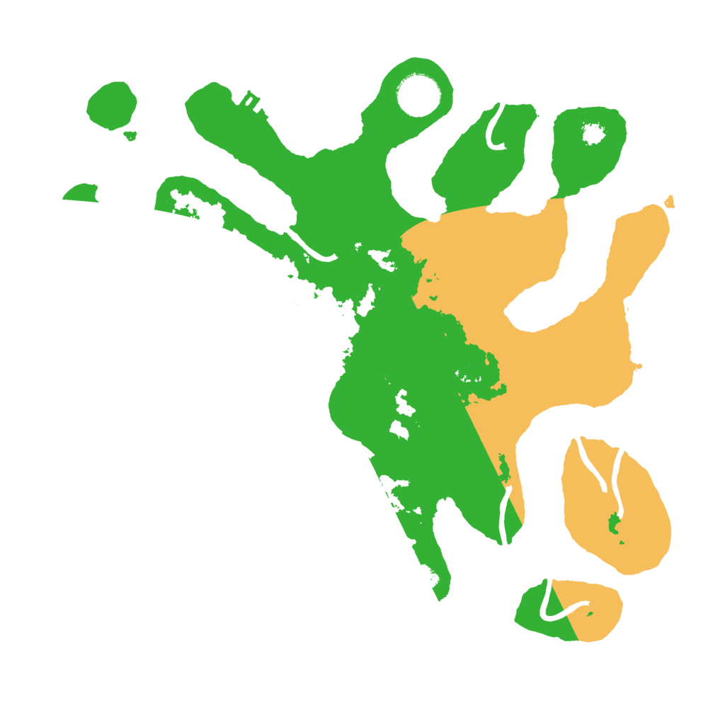 Biome Rust Map: Procedural Map, Size: 3000, Seed: 1553917581