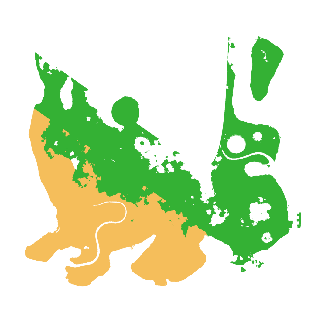 Biome Rust Map: Procedural Map, Size: 3000, Seed: 1466658395