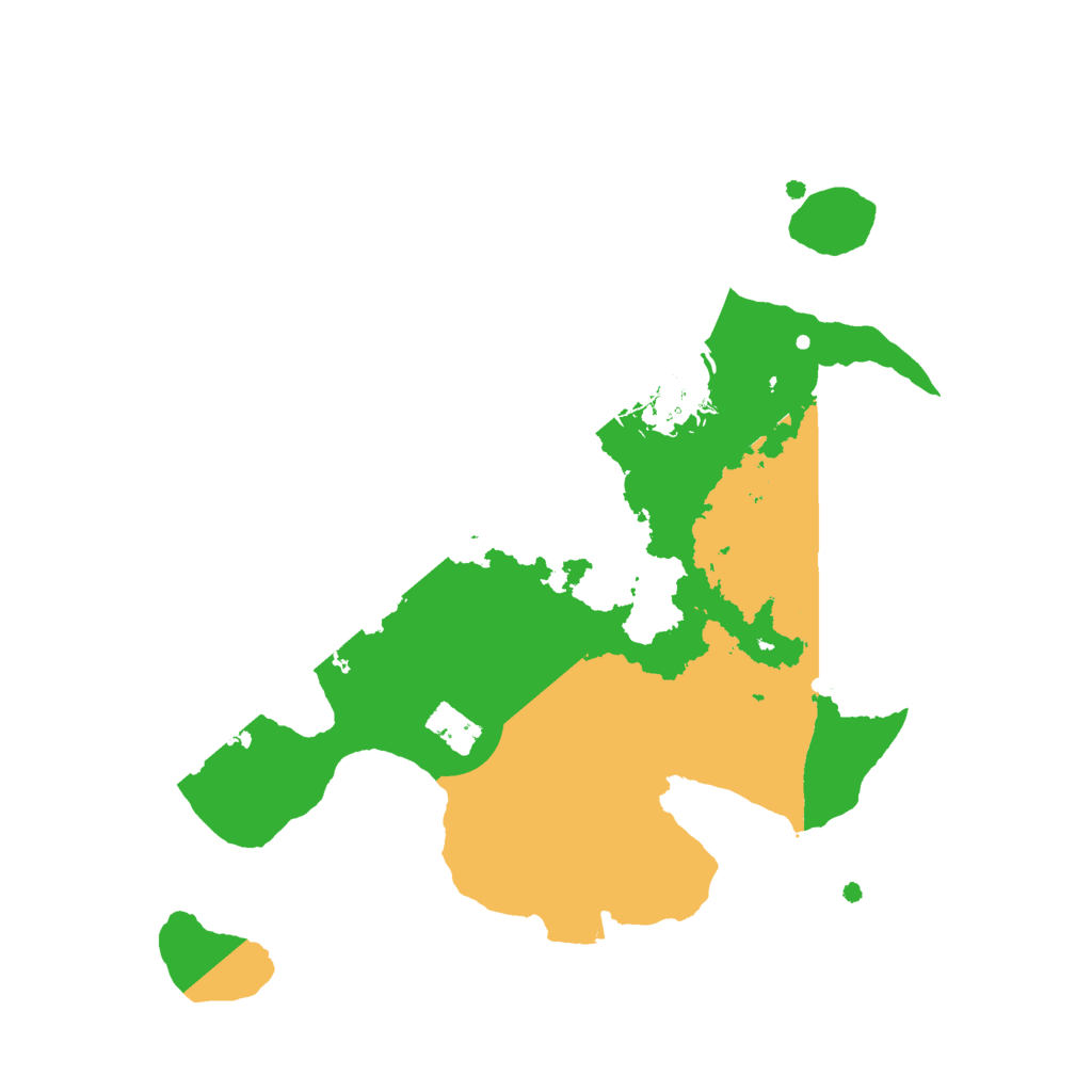 Biome Rust Map: Procedural Map, Size: 2250, Seed: 2021209