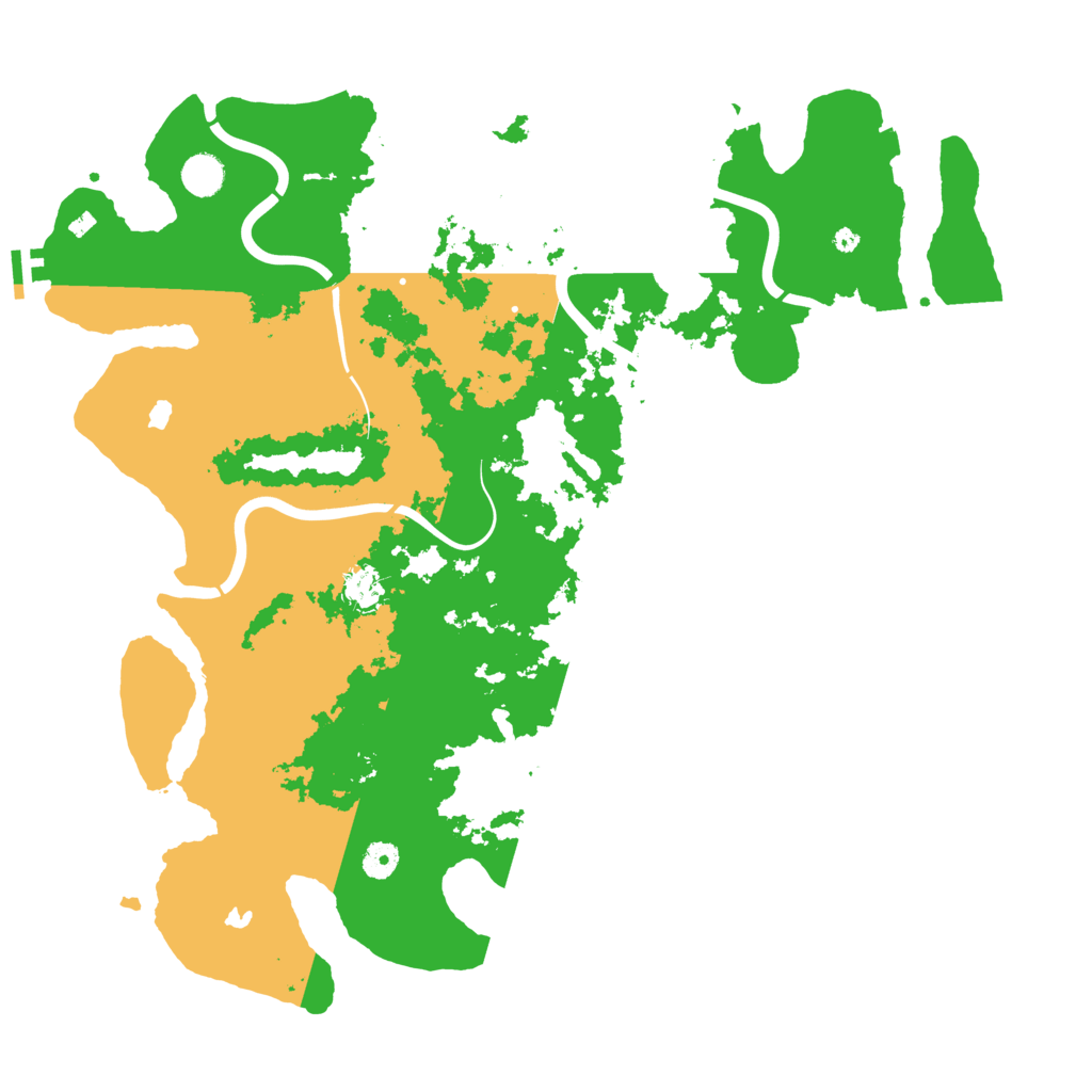 Biome Rust Map: Procedural Map, Size: 4500, Seed: 256773197