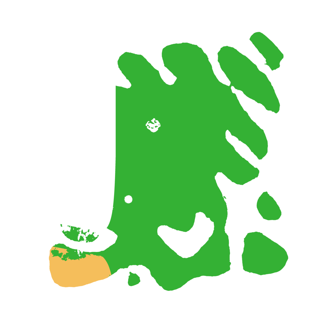 Biome Rust Map: Barren, Size: 3500, Seed: 1479