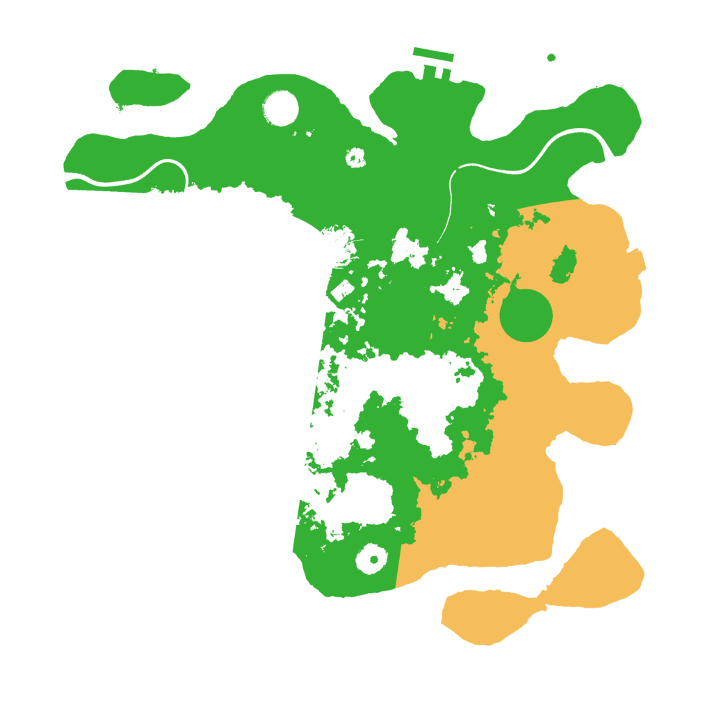 Biome Rust Map: Procedural Map, Size: 3550, Seed: 980553