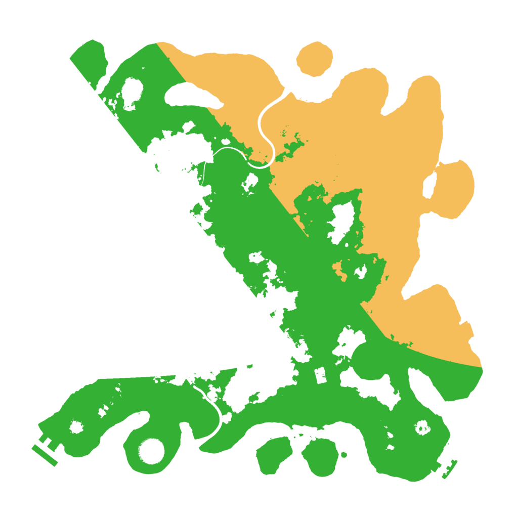 Biome Rust Map: Procedural Map, Size: 3550, Seed: 956528