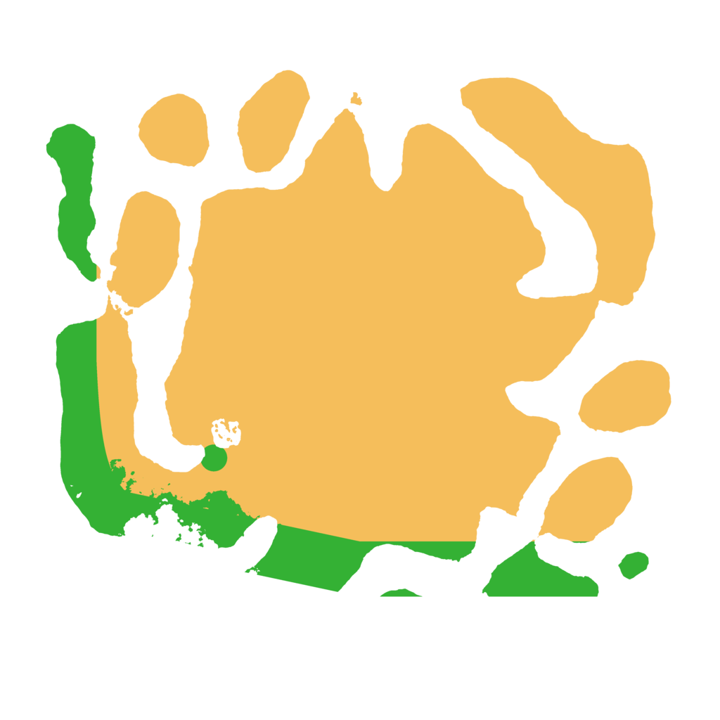 Biome Rust Map: Barren, Size: 3550, Seed: 526586