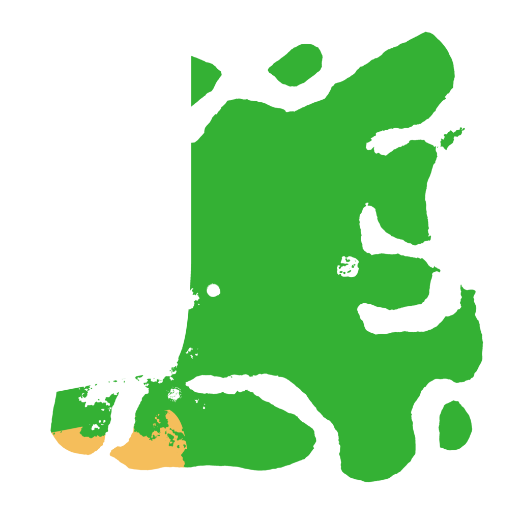 Biome Rust Map: Barren, Size: 3550, Seed: 584986