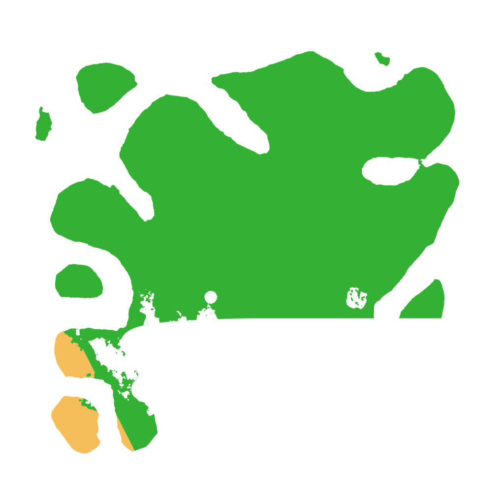 Biome Rust Map: Barren, Size: 3550, Seed: 881164