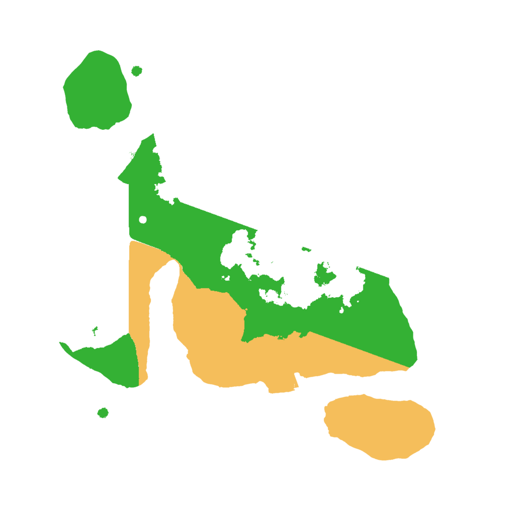 Biome Rust Map: Procedural Map, Size: 2000, Seed: 57263