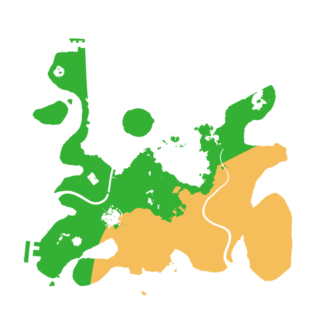 Biome Rust Map: Procedural Map, Size: 3000, Seed: 365944