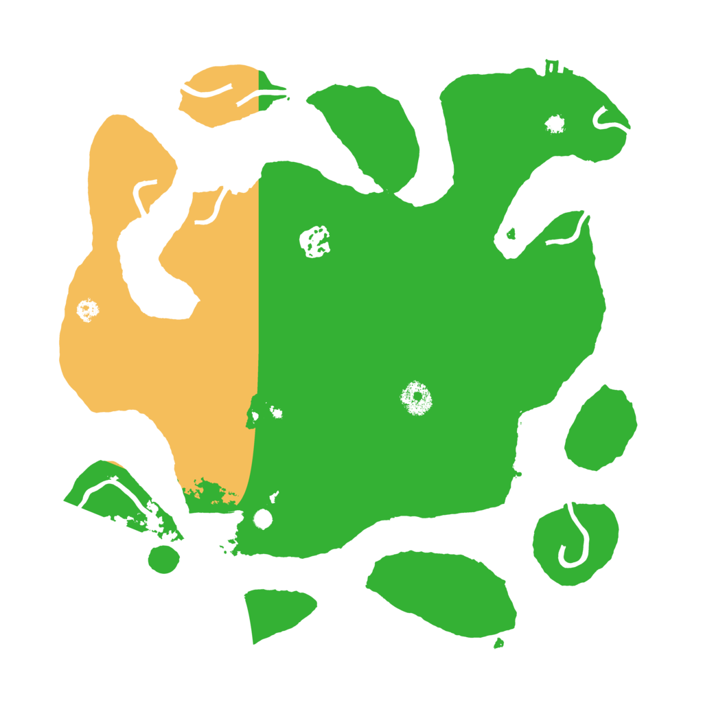 Biome Rust Map: Procedural Map, Size: 3300, Seed: 165663773