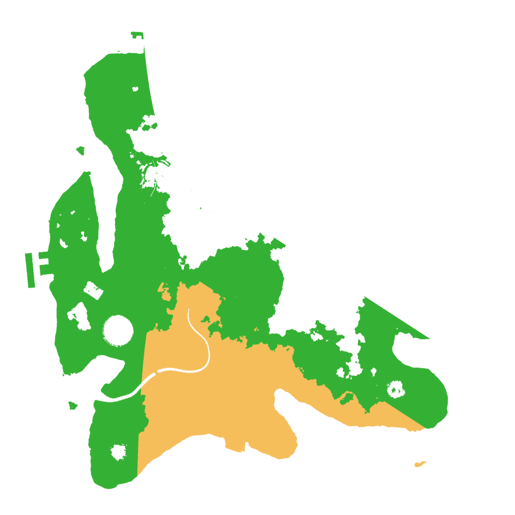 Biome Rust Map: Procedural Map, Size: 3000, Seed: 595514