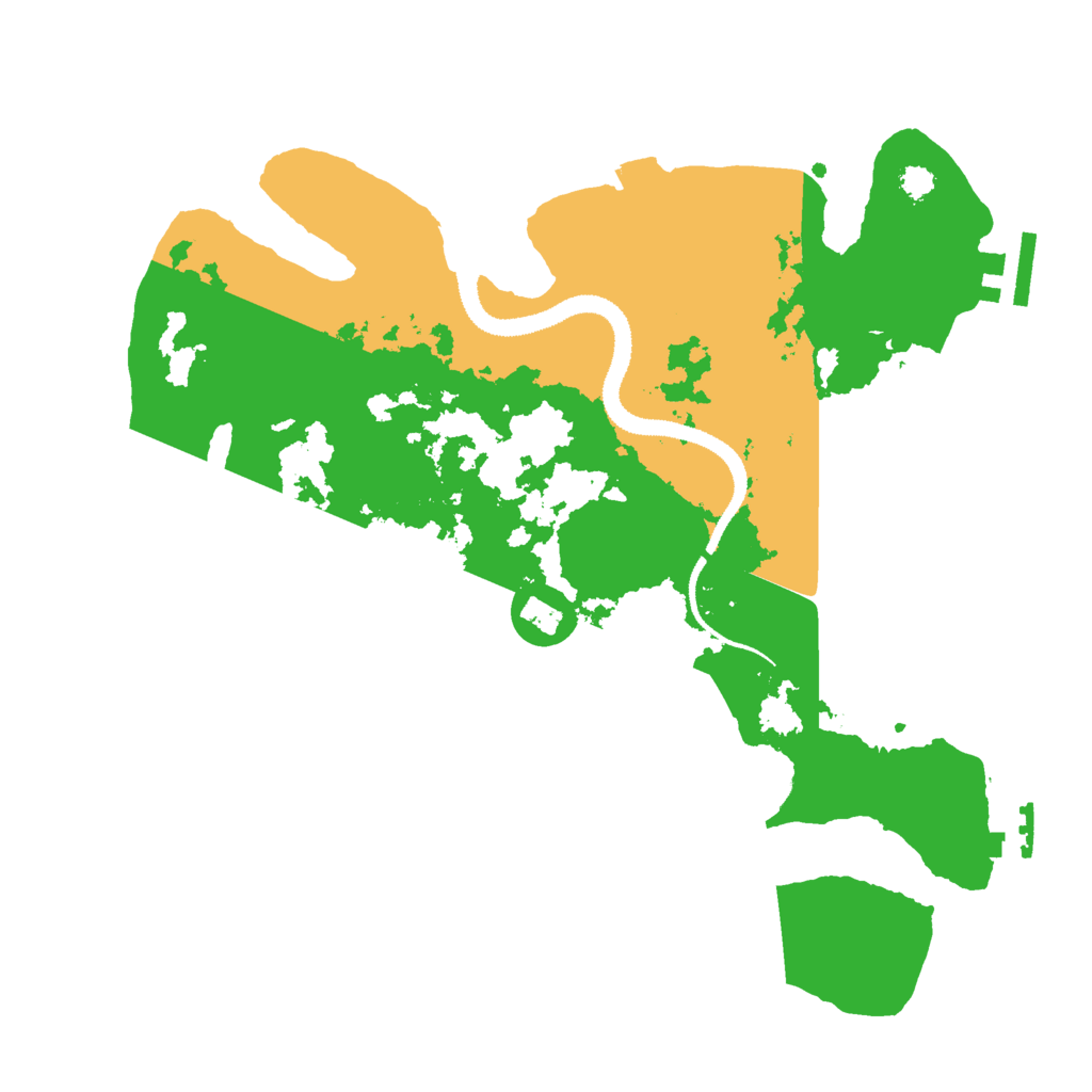 Biome Rust Map: Procedural Map, Size: 3000, Seed: 155748