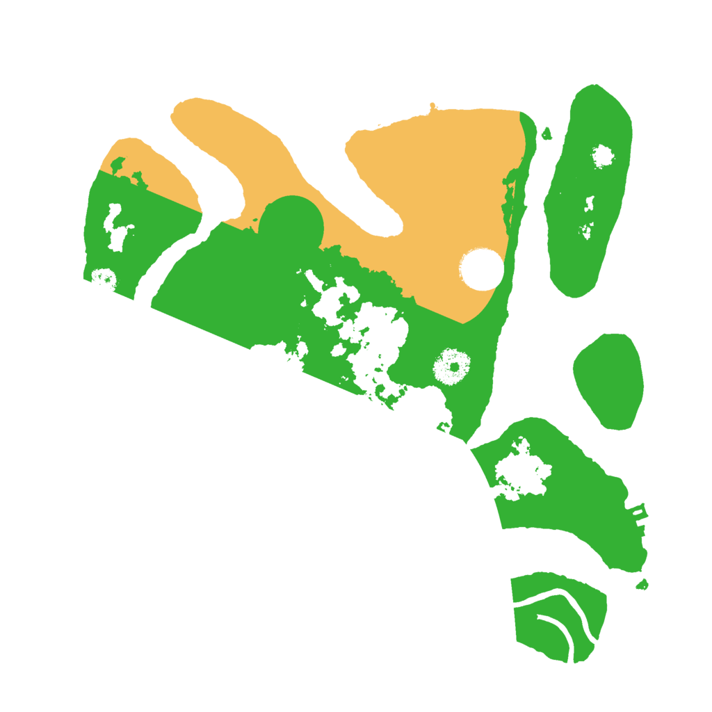 Biome Rust Map: Procedural Map, Size: 3000, Seed: 155748