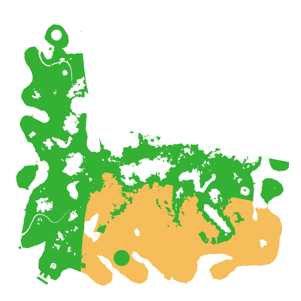 Biome Rust Map: Procedural Map, Size: 5000, Seed: 1430700191