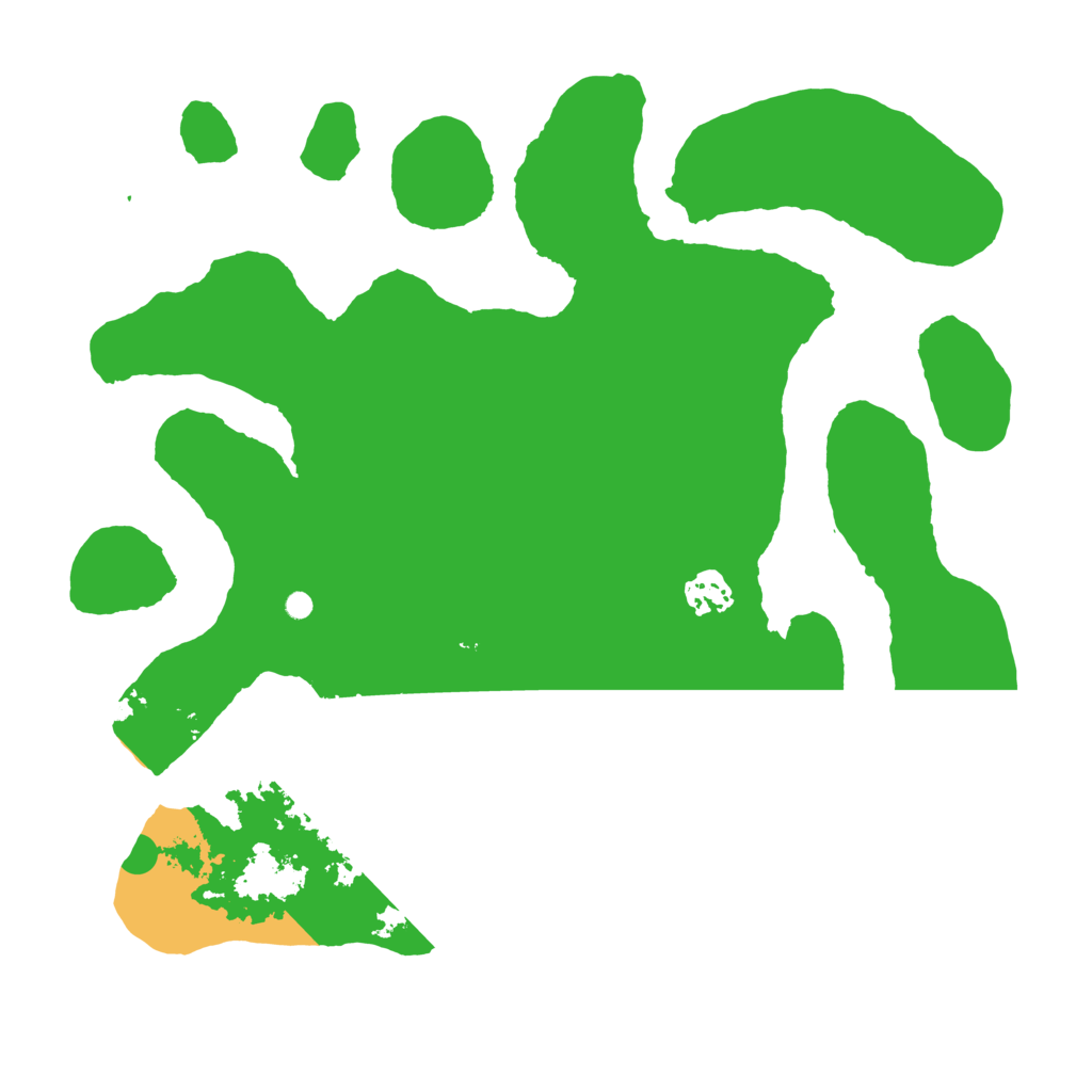 Biome Rust Map: Barren, Size: 3550, Seed: 740961