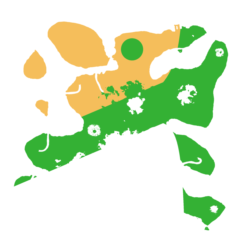 Biome Rust Map: Procedural Map, Size: 3000, Seed: 579309