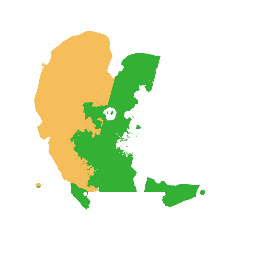 Biome Rust Map: Procedural Map, Size: 2000, Seed: 1509133438