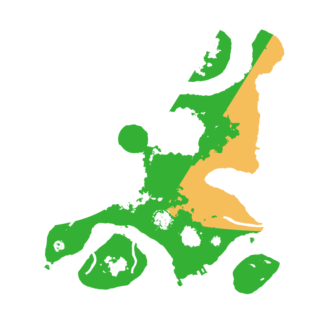 Biome Rust Map: Procedural Map, Size: 3000, Seed: 136186