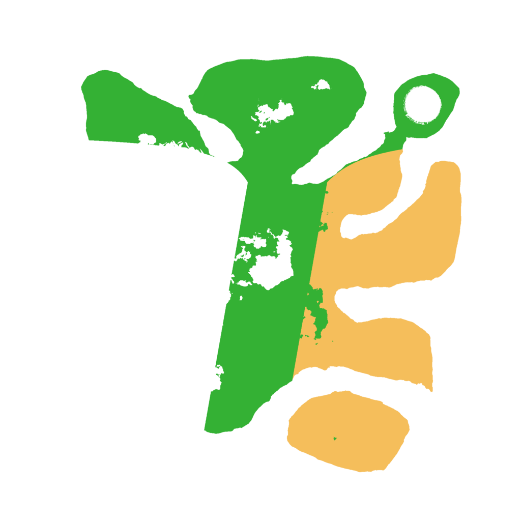 Biome Rust Map: Barren, Size: 2500, Seed: 512772256