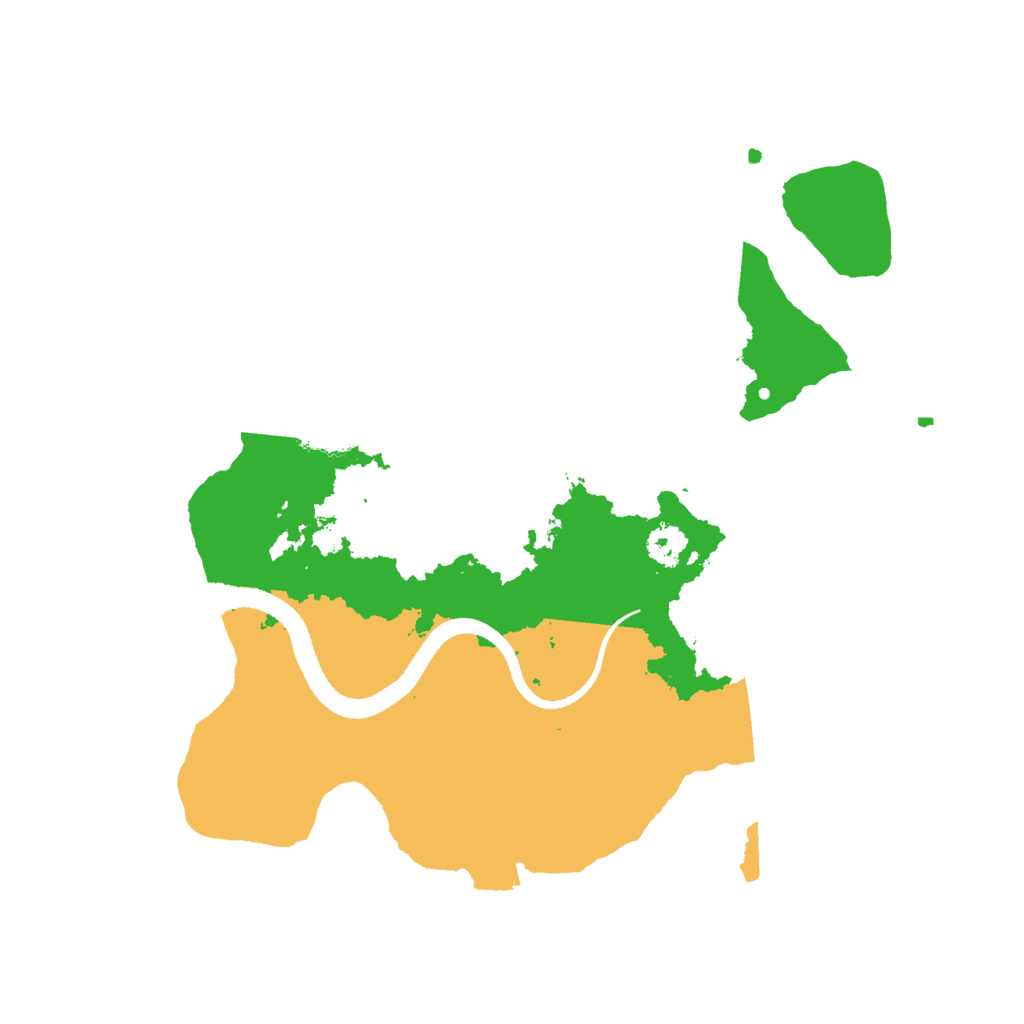 Biome Rust Map: Procedural Map, Size: 2600, Seed: 1505837304