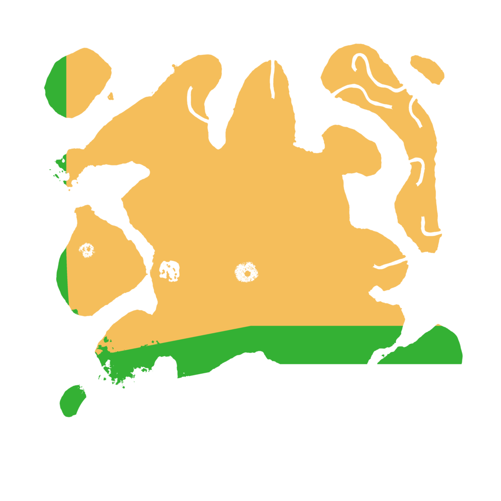 Biome Rust Map: Procedural Map, Size: 3500, Seed: 293847364