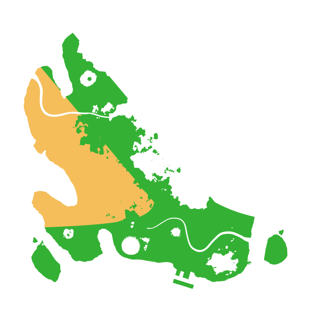 Biome Rust Map: Procedural Map, Size: 3010, Seed: 122222