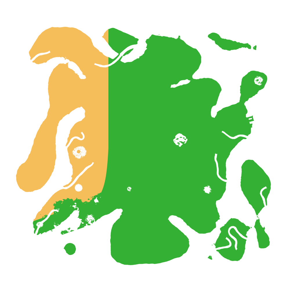 Biome Rust Map: Procedural Map, Size: 3500, Seed: 712377