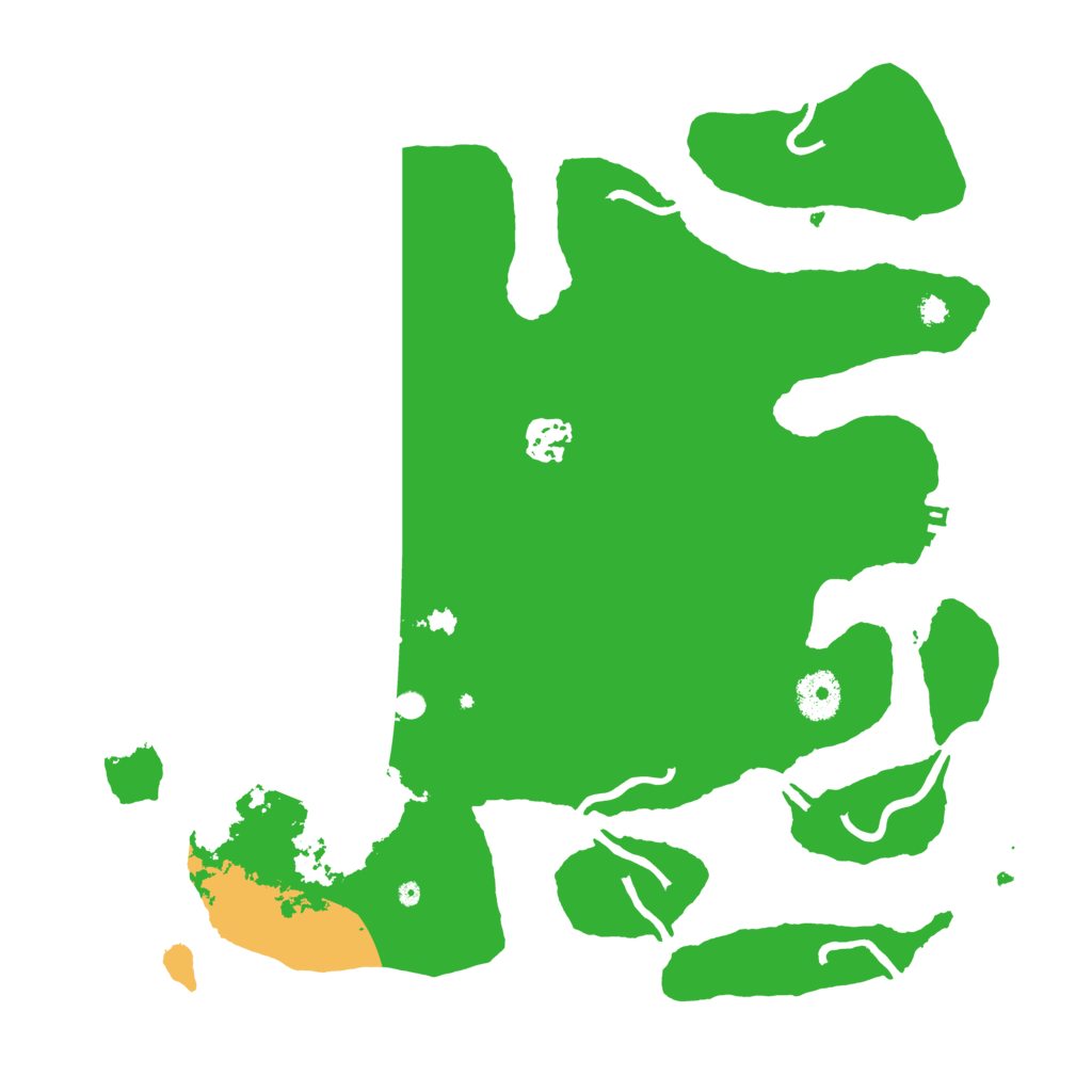 Biome Rust Map: Procedural Map, Size: 3500, Seed: 101221