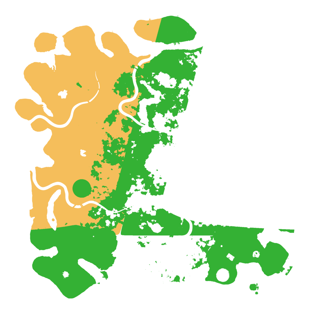 Biome Rust Map: Procedural Map, Size: 4500, Seed: 895804874