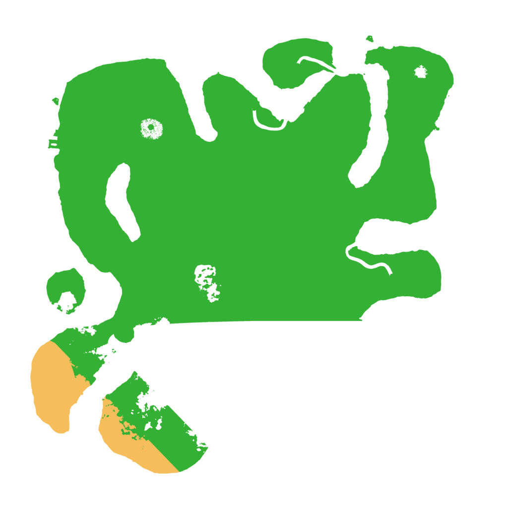 Biome Rust Map: Procedural Map, Size: 3500, Seed: 462885257