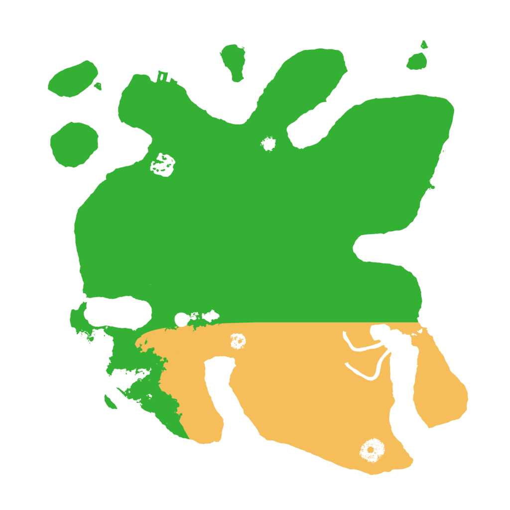 Biome Rust Map: Procedural Map, Size: 3250, Seed: 70