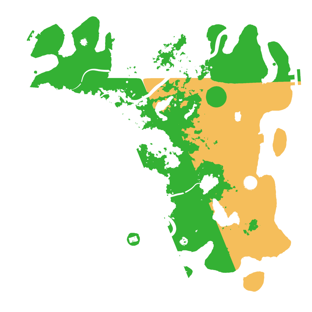 Biome Rust Map: Procedural Map, Size: 4000, Seed: 552151