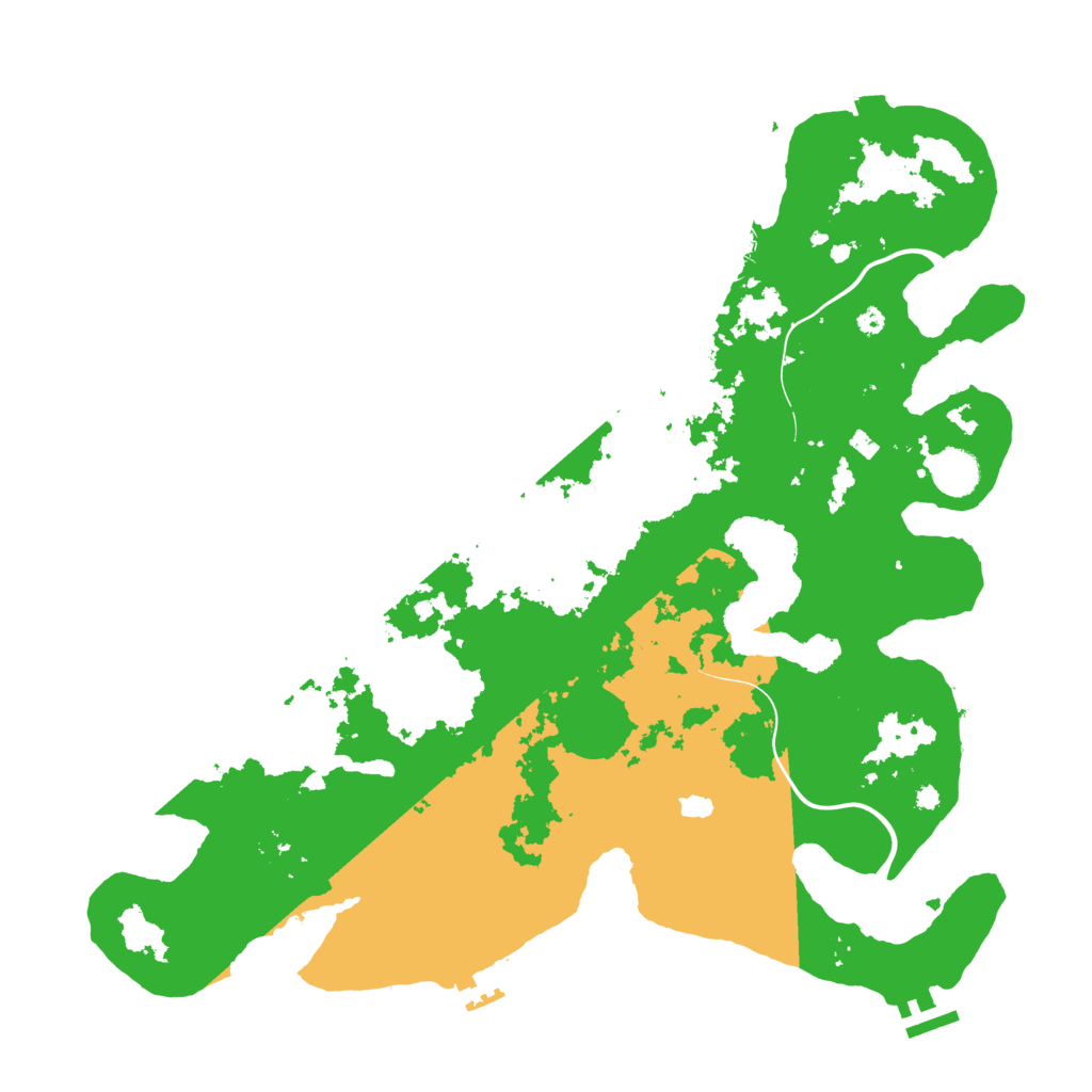 Biome Rust Map: Procedural Map, Size: 4096, Seed: 121012