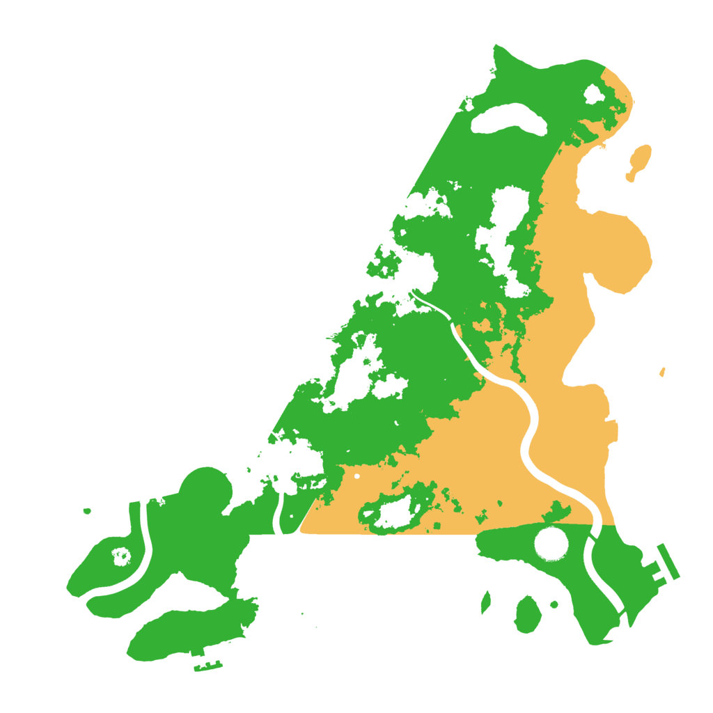 Biome Rust Map: Procedural Map, Size: 3800, Seed: 131012