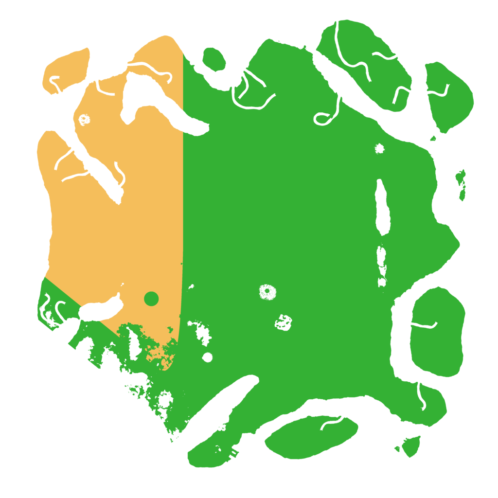 Biome Rust Map: Procedural Map, Size: 4500, Seed: 81012