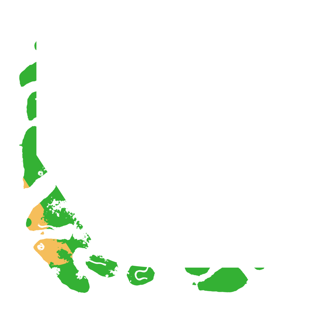 Biome Rust Map: Procedural Map, Size: 4500, Seed: 51012