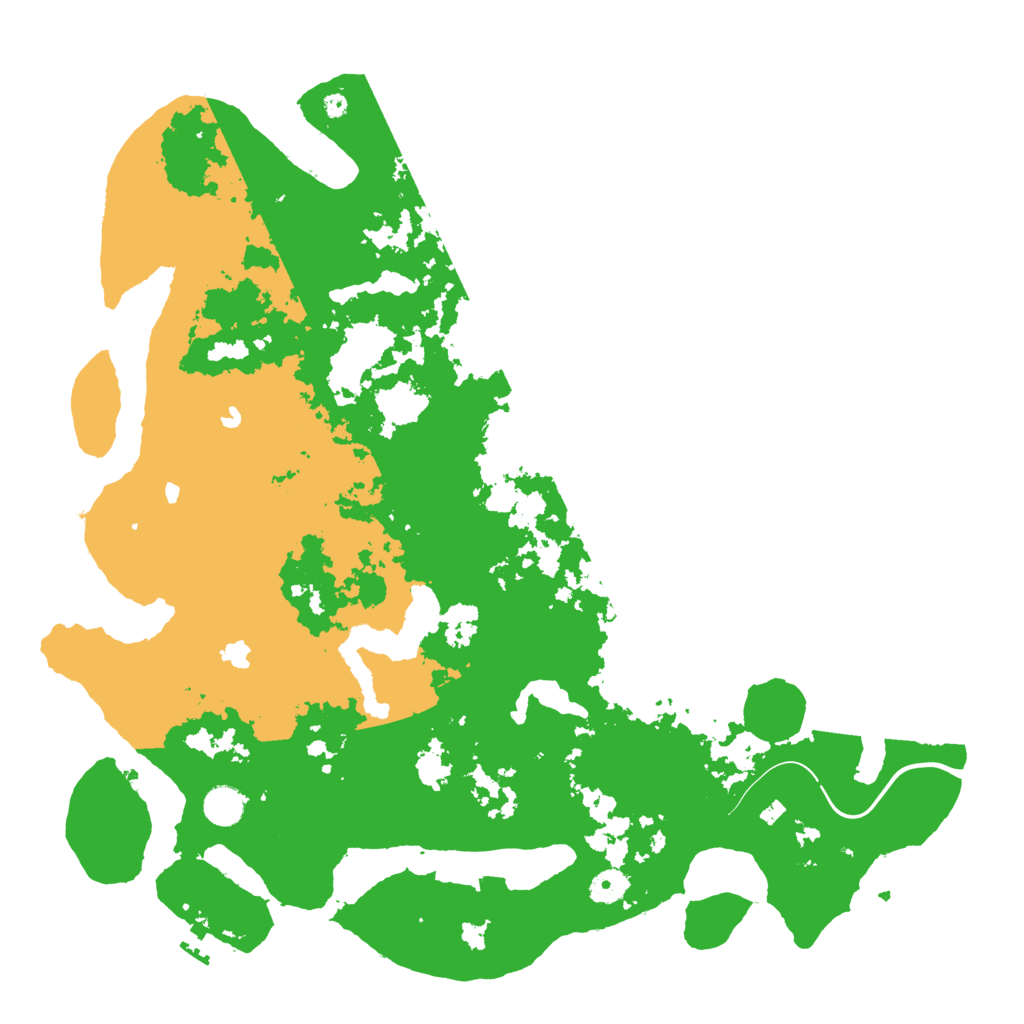 Biome Rust Map: Procedural Map, Size: 4500, Seed: 11012