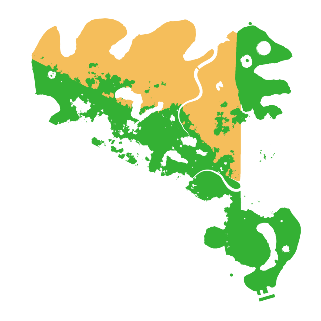 Biome Rust Map: Procedural Map, Size: 4000, Seed: 314159