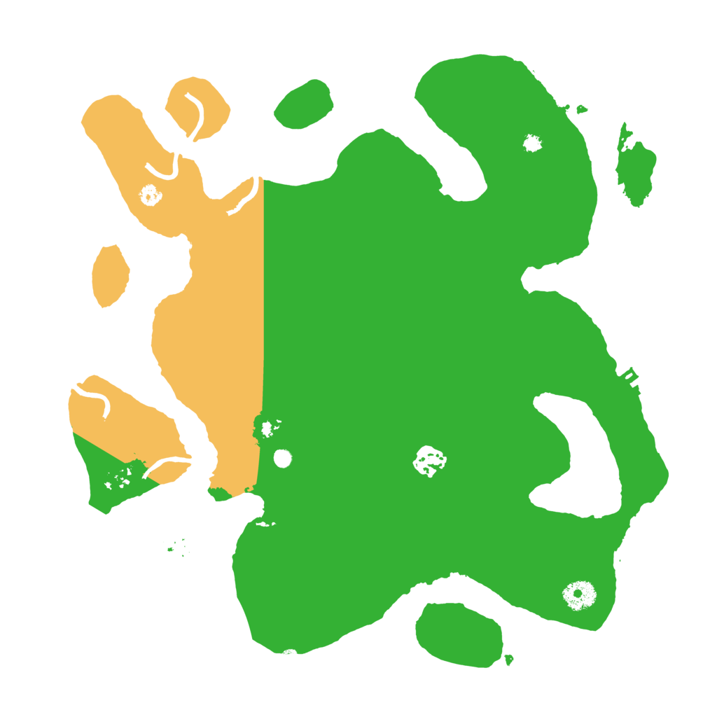 Biome Rust Map: Procedural Map, Size: 3500, Seed: 1828645964