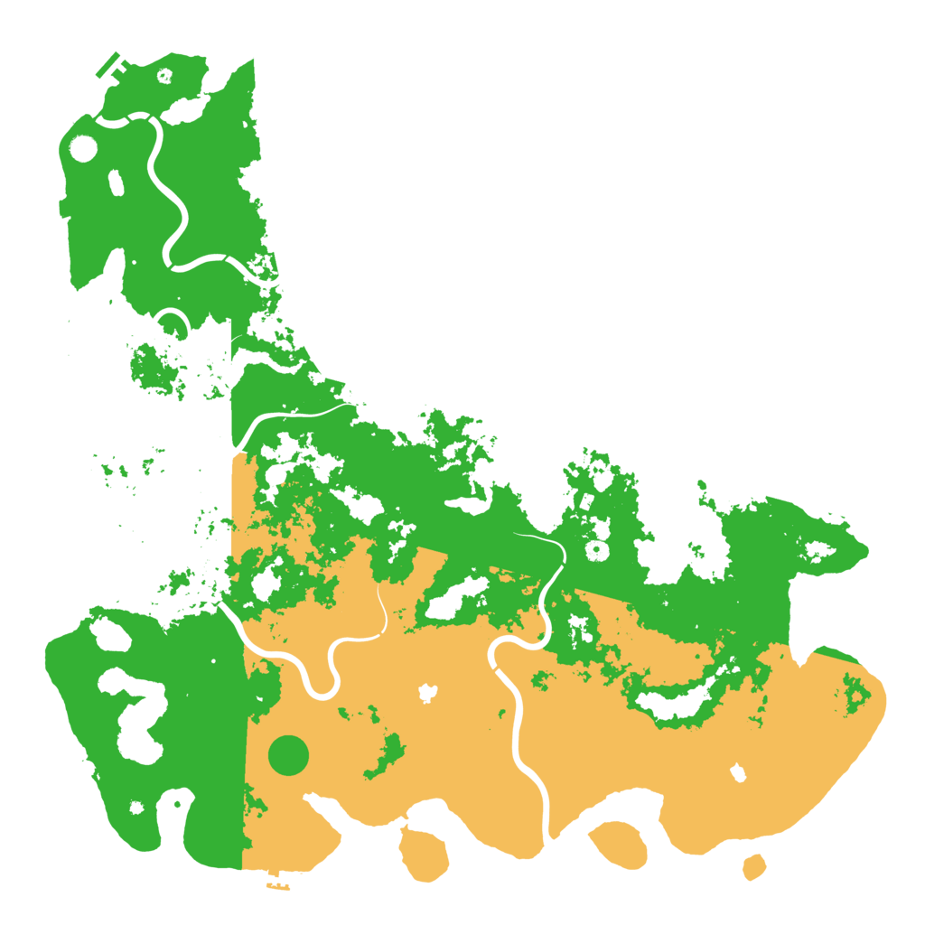 Biome Rust Map: Procedural Map, Size: 6000, Seed: 1048837