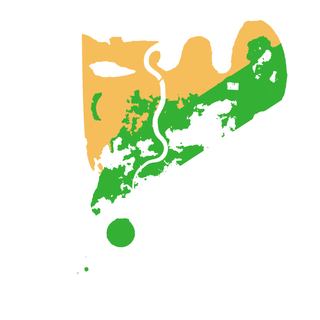 Biome Rust Map: Procedural Map, Size: 3000, Seed: 20500