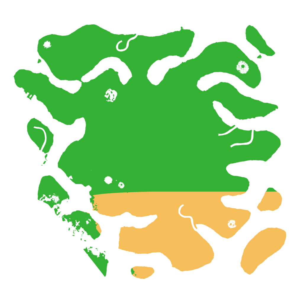 Biome Rust Map: Procedural Map, Size: 3695, Seed: 1793456