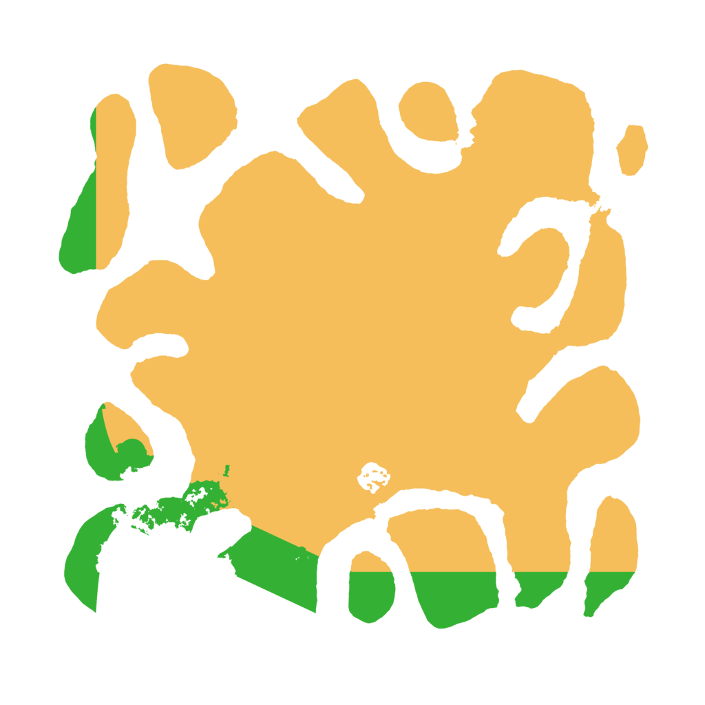 Biome Rust Map: Barren, Size: 3550, Seed: 808771