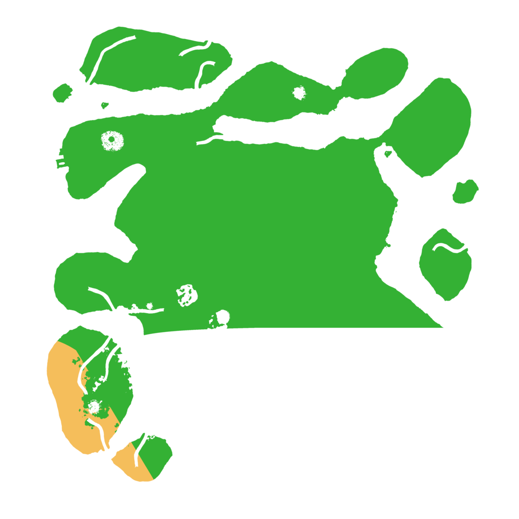 Biome Rust Map: Procedural Map, Size: 3600, Seed: 303038688