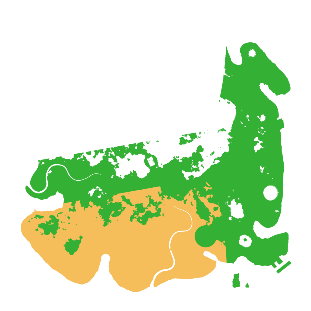 Biome Rust Map: Procedural Map, Size: 3750, Seed: 396917368