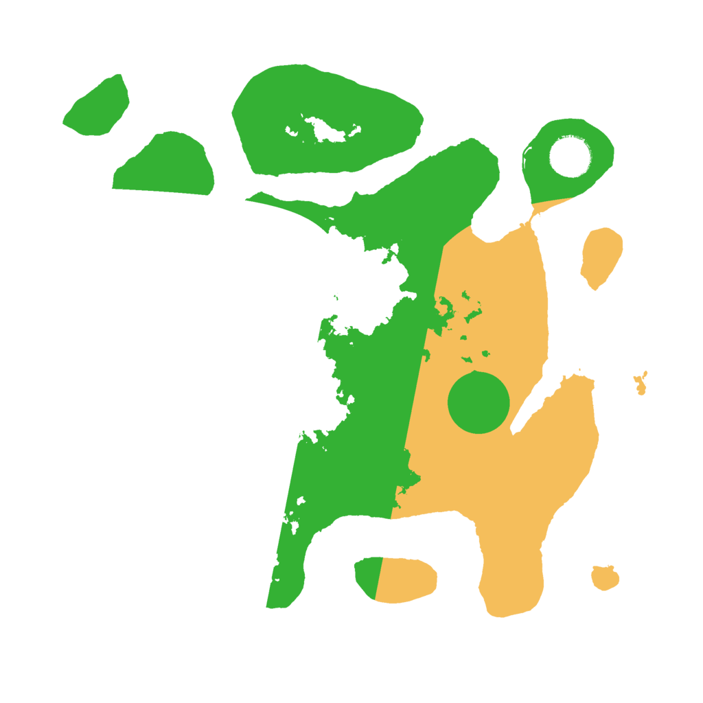 Biome Rust Map: Barren, Size: 3000, Seed: 1019174748