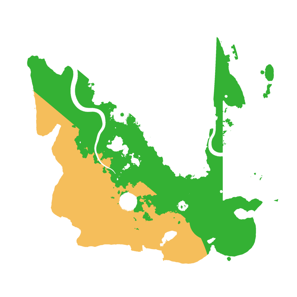 Biome Rust Map: Procedural Map, Size: 3000, Seed: 423534