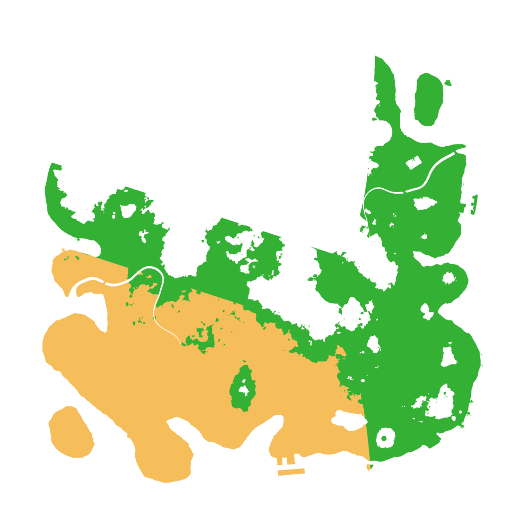 Biome Rust Map: Procedural Map, Size: 3850, Seed: 11960